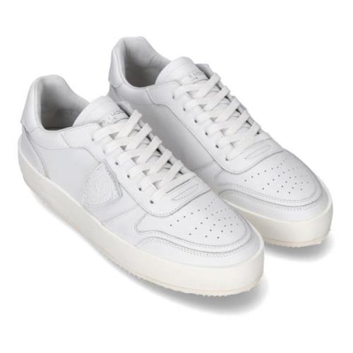 Philippe Model Vita platta skor Urban Sneaker Minimalistisk design Whi...