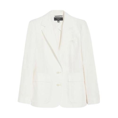 Max Mara Weekend Linne Blazer Beige, Dam