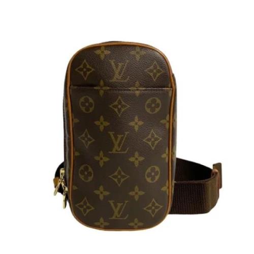 Louis Vuitton Vintage Pre-owned Canvas kuvertvskor Brown, Dam