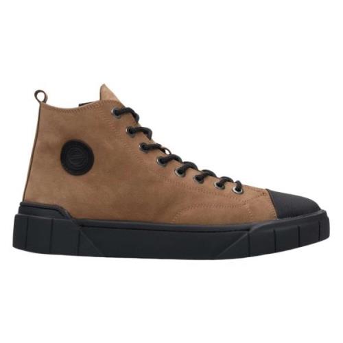 Estro Brun Vinter High-Top Sneakers Brown, Herr