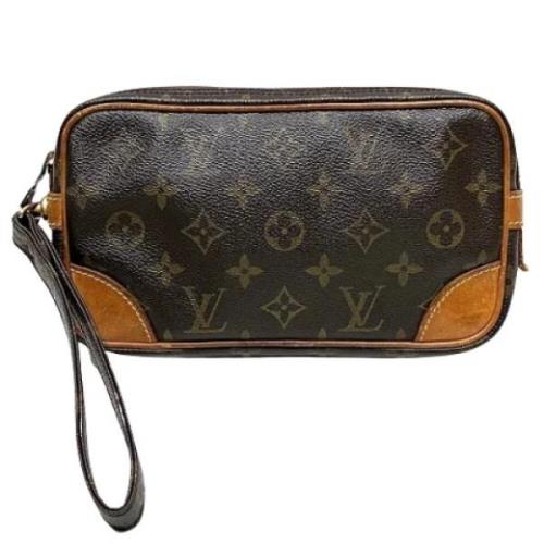 Louis Vuitton Vintage Pre-owned Canvas kuvertvskor Brown, Dam