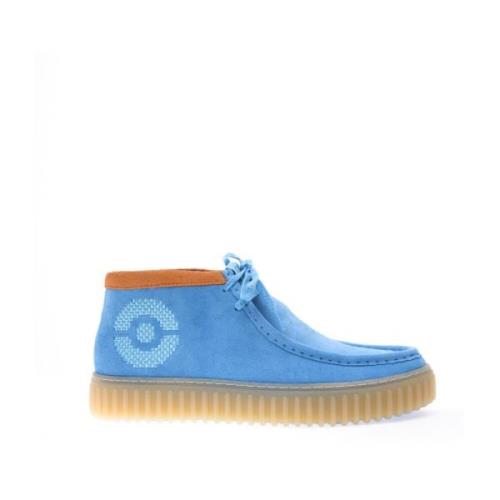 Clarks Utforska Pokémon Blå Chukka Boots Blue, Herr