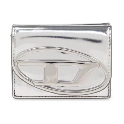 Diesel Läderplånbok 1DR TRI Fold Gray, Dam