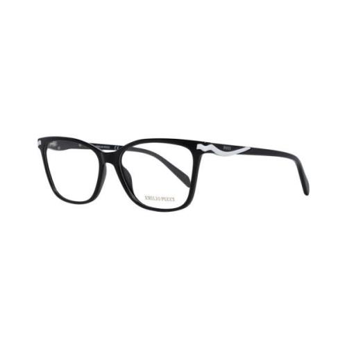 Emilio Pucci Svarta Plastglasögonbågar Black, Dam