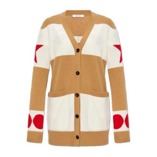 Max Mara Cardigan `Valido` Beige, Dam