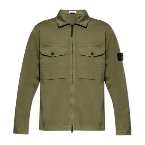 Stone Island Bomullsjacka Green, Herr