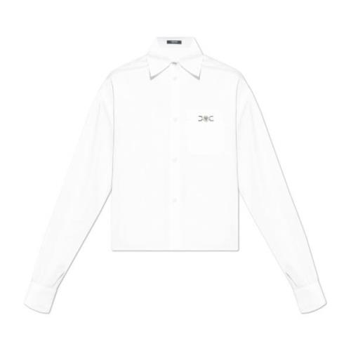 Versace Skjorta med ficka White, Dam