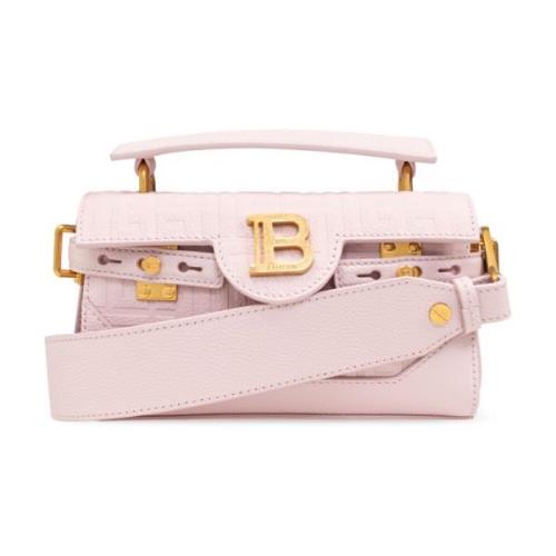 Balmain Axelväska B-Buzz 19 Pink, Dam