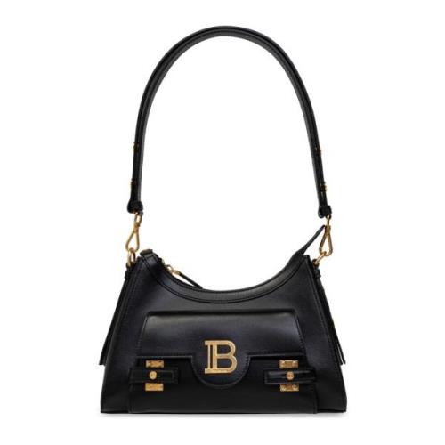 Balmain Axelväska `B-Buzz Hobo` Black, Dam