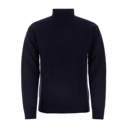 Jil Sander Midnight Blue Wool Sweater Blue, Herr