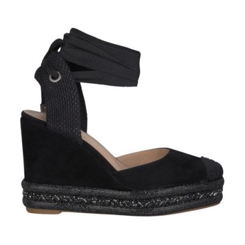 Alma EN Pena Glitter Kilklack Sandal Black, Dam