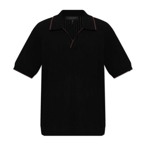 Rag & Bone Polo `Johnny` Black, Herr