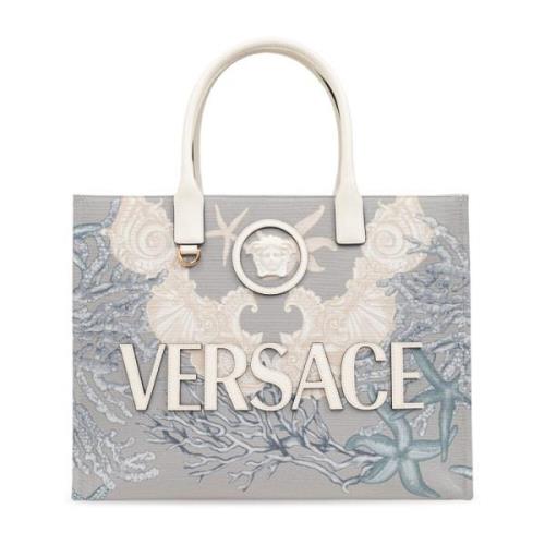 Versace Shopper väska Gray, Dam