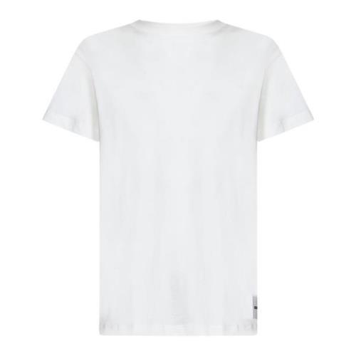 Jil Sander Vit Bomull T-shirt Set Ss23 White, Herr