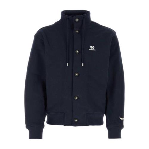 Ader Error Stilren Navy Blue Bomullssweatshirt Blue, Herr