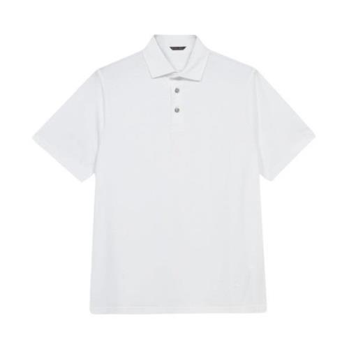 Brooks Brothers Vit Bomull Polo Tröja White, Herr