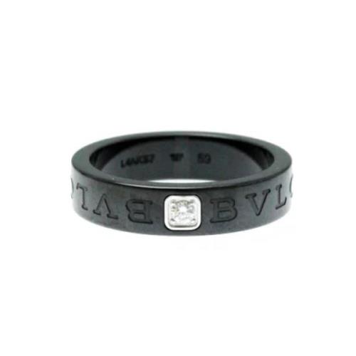 Bvlgari Vintage Pre-owned Metall ringar Black, Dam