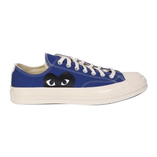 Comme des Garçons Play Blå Sneakers Modern Stil Blue, Herr