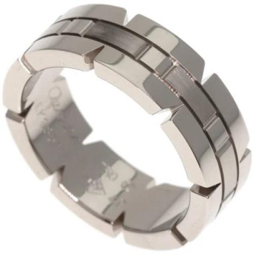 Cartier Vintage Pre-owned Vitt guld ringar Gray, Dam