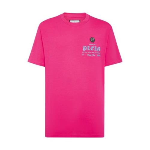 Philipp Plein Snygga T-shirts för Män och Kvinnor Pink, Herr