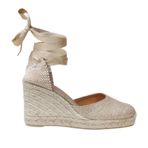 Castañer Guld Espadrillos Sandaler Damskor Yellow, Dam