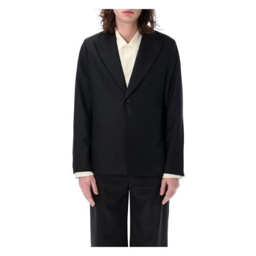 Séfr Svart Power Blazer Jacka Black, Herr