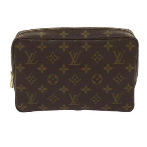 Louis Vuitton Vintage Pre-owned Canvas kuvertvskor Brown, Dam