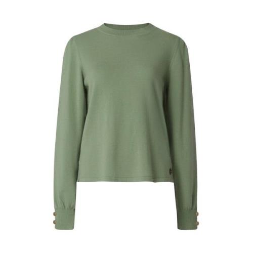 Busnel Round-neck Knitwear Green, Dam