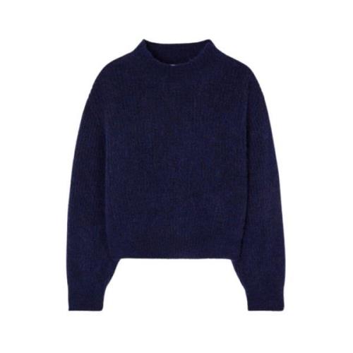 American Vintage Round-neck Knitwear Blue, Dam