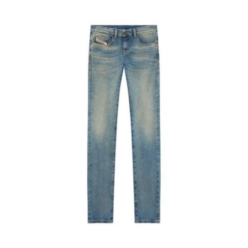 Diesel Klassiska Denim Jeans för vardagsbruk Blue, Herr