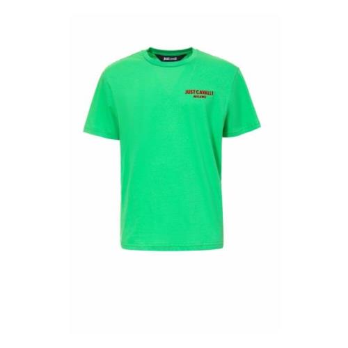Roberto Cavalli Gröna T-shirts och Polos för Män Green, Herr