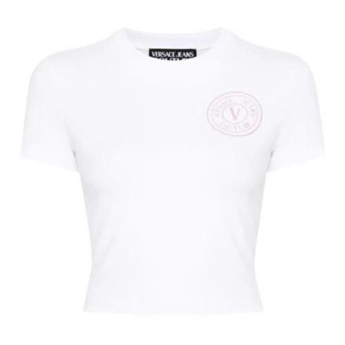 Versace Vita T-shirts och Polos för Kvinnor White, Dam