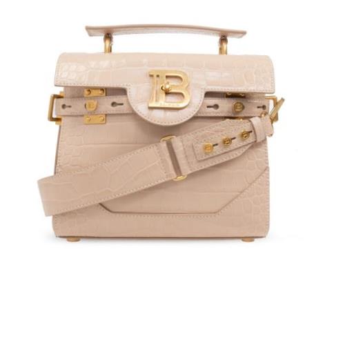 Balmain Axelväska B-Buzz 23 Beige, Dam