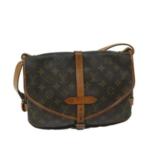 Louis Vuitton Vintage Pre-owned Canvas louis-vuitton-vskor Brown, Dam