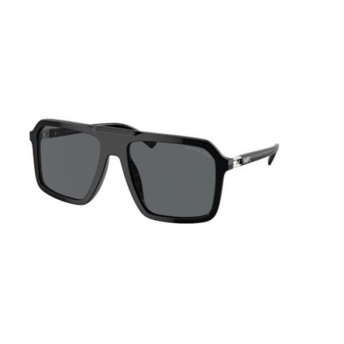 Michael Kors Stiliga solglasögon med mörkgrå linser Black, Unisex