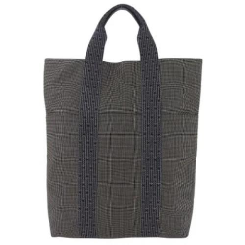 Hermès Vintage Pre-owned Canvas totevskor Gray, Dam