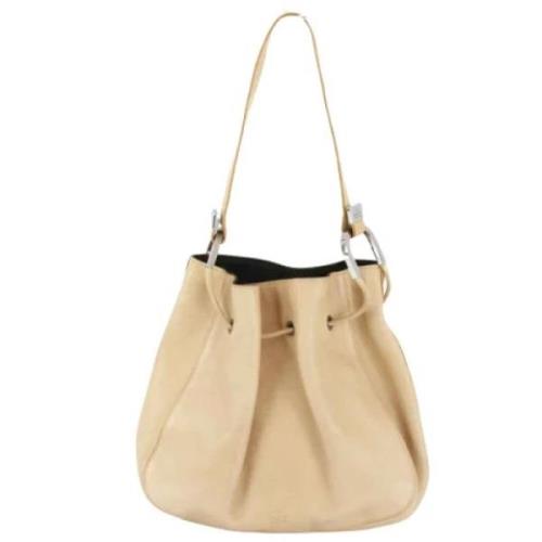 Gucci Vintage Pre-owned Laeder gucci-vskor Beige, Dam