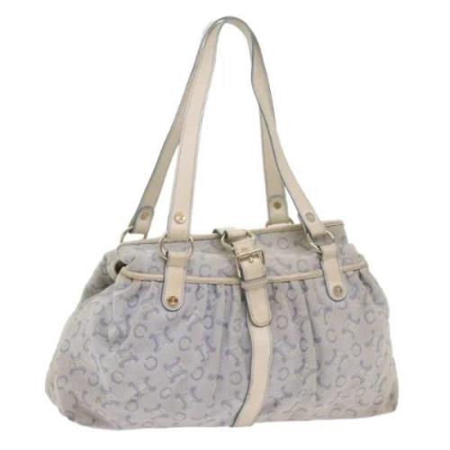 Celine Vintage Pre-owned Canvas celine-vskor Blue, Dam