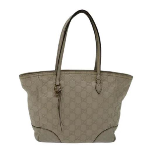 Gucci Vintage Pre-owned Canvas totevskor Gray, Dam