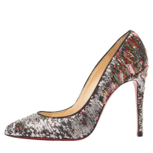 Christian Louboutin Pre-owned Pre-owned Tyg klackskor Multicolor, Dam