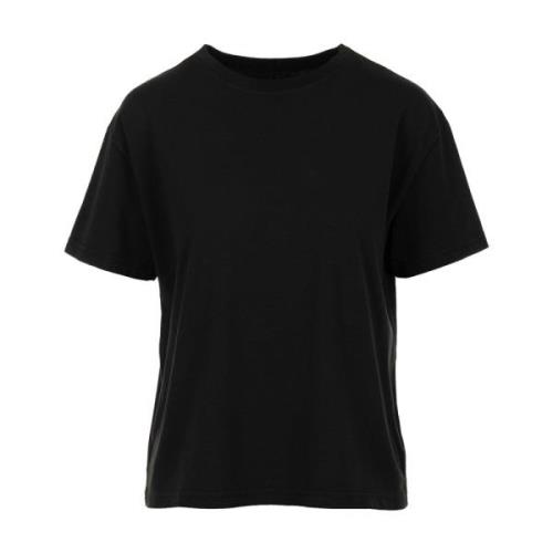 Bl'ker Svart Top T-Shirt Black, Dam