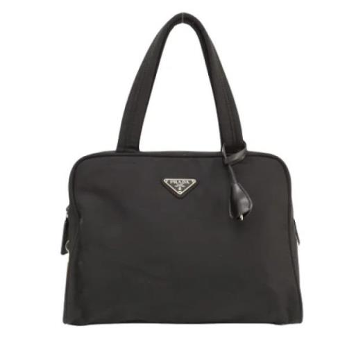 Prada Vintage Pre-owned Tyg prada-vskor Black, Dam