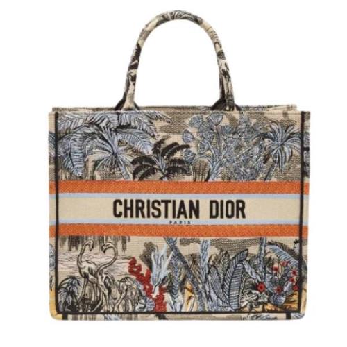 Dior Vintage Pre-owned Canvas totevskor Multicolor, Dam