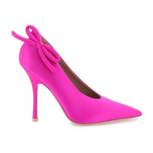 Valentino Garavani Rosa Silkespumps 'Nite, out' Modell Pink, Dam