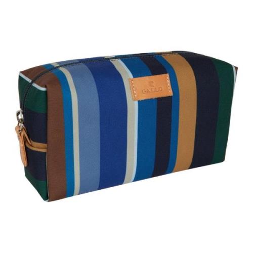 Gallo Italiensk Bowler Pouch Väska Blå Multicolor, Unisex