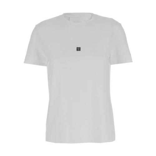 Givenchy Vit Slim T-shirt Polos White, Dam