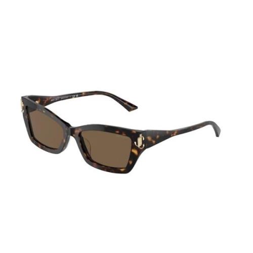 Jimmy Choo Stiligt Carey Båge med Mörkbruna Linser Brown, Unisex