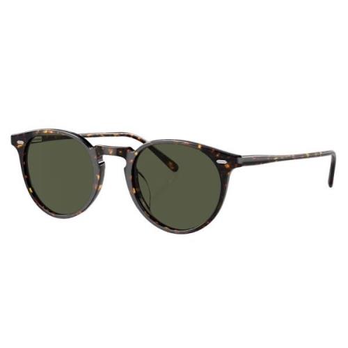 Oliver Peoples Vintage Runda Solglasögon N.02 Sun Brown, Unisex