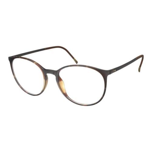 Silhouette Illusion Glasögon i Havana Mahogny Brown, Unisex