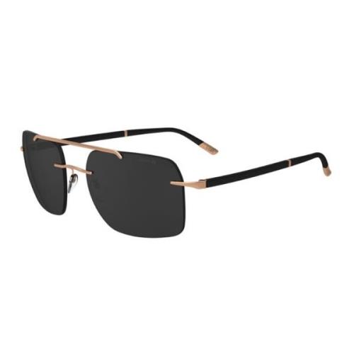 Silhouette Bronze/Grey Solglasögon SUN C-2 8708 Multicolor, Unisex